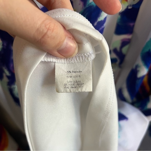 Show Me Your MuMu Red Rocks Romper in Petal Paint - White and Blue - Size S - Picture 9 of 10